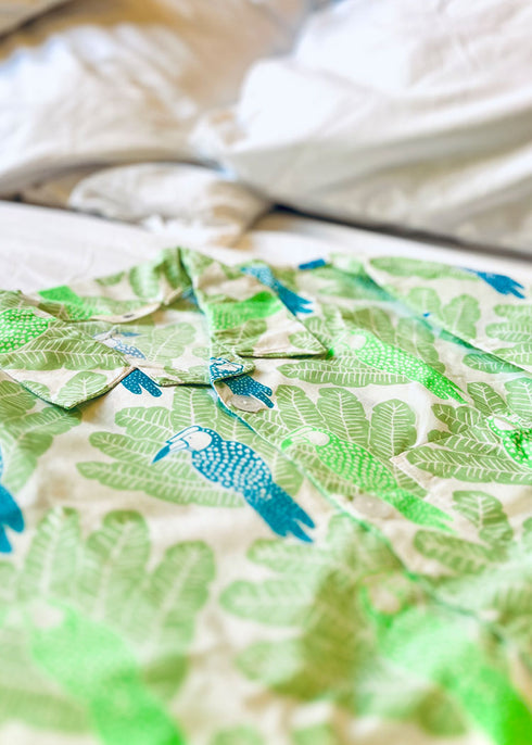 Women's Tropical Hornbill  Pajama Set